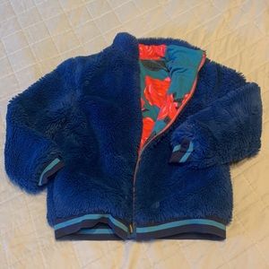 Matilda Jane reversible girls coat- SO soft on both sides; this is in VGUC.